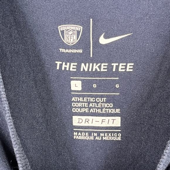 Denver Broncos Shirt Mens Large Nike Tee NFL Football  Dri Fit Athletic Cut - Picture 4 of 9